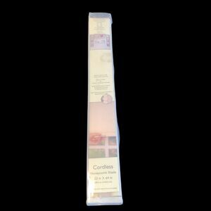 Achim Cordless Morning Star 1" Vinyl Mini Blind Width 22" W x 64" L Pear White